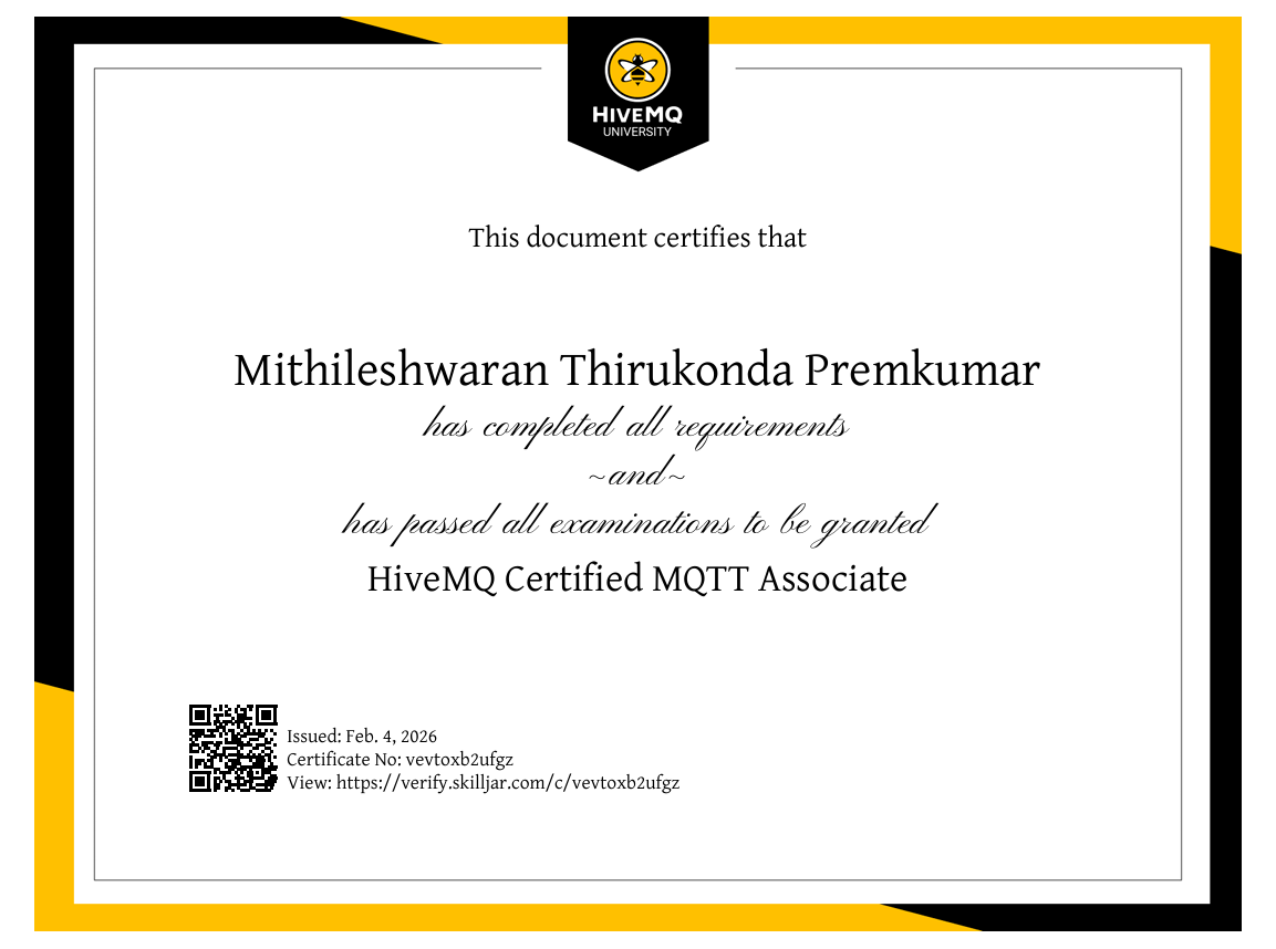 MQTT Certificate